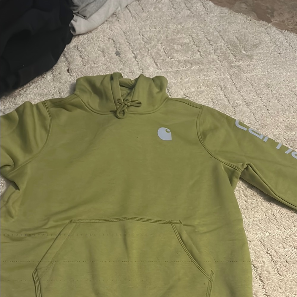 Carhartt Olive Green Hoodie